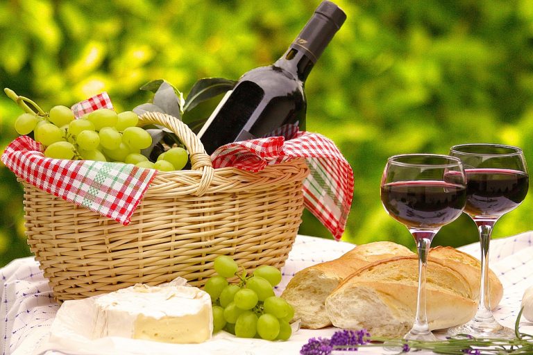 wine and cheese