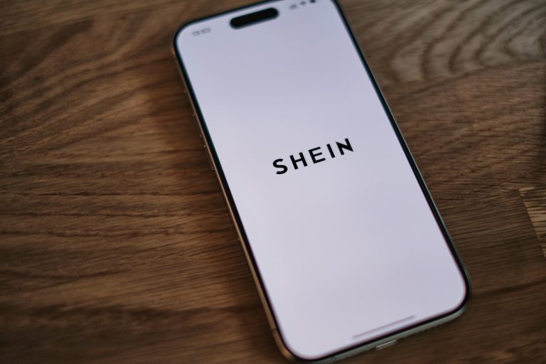 Shein app on phone
