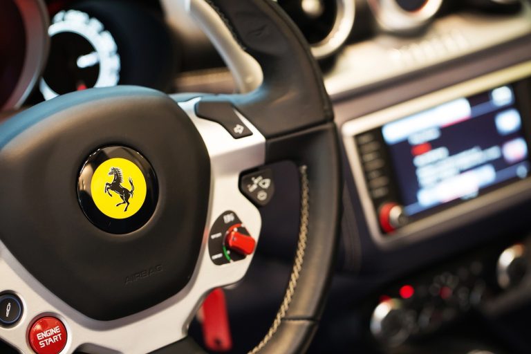 Ferrari steering wheel