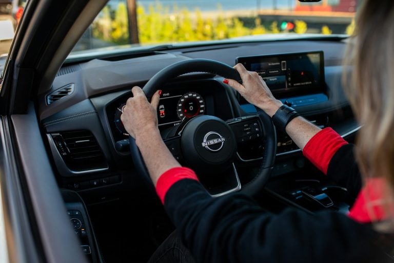 Nissan steering wheel