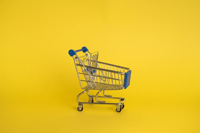Little shopping cart