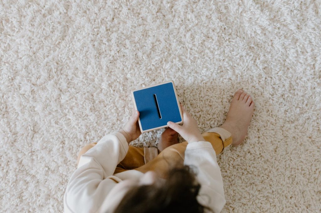Child with a coin box