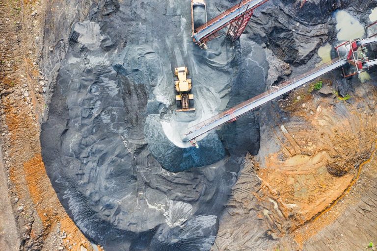 Mine aerial view