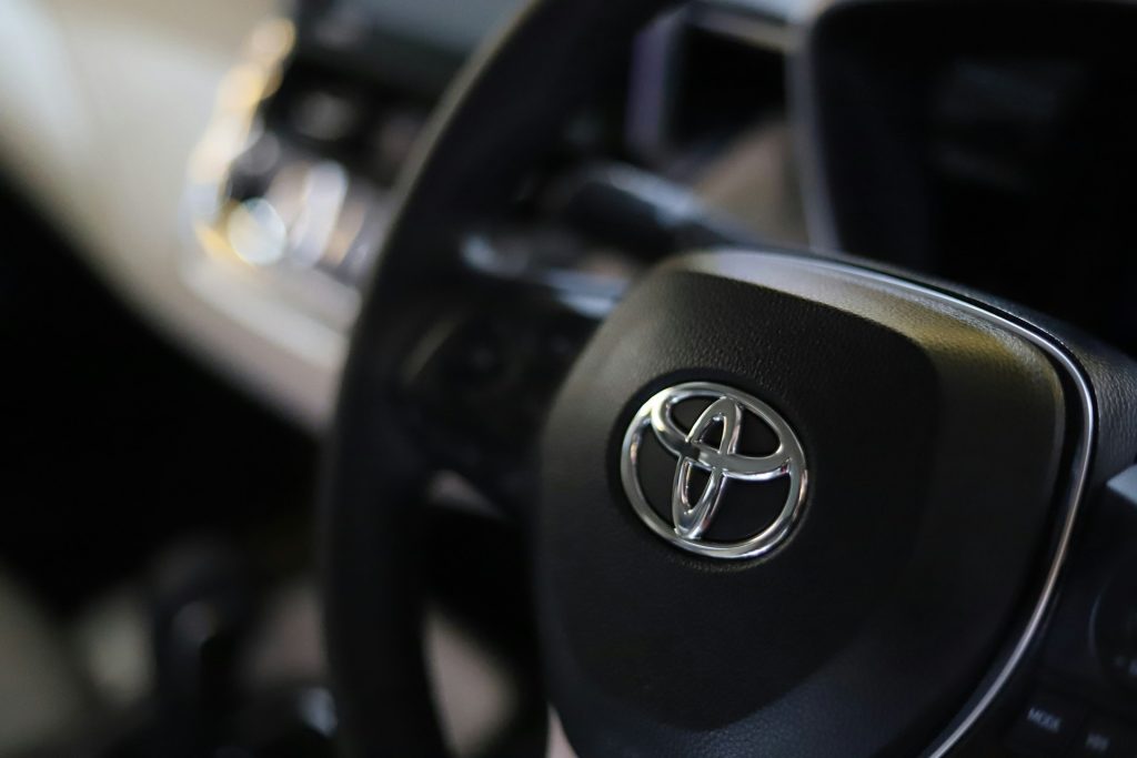 Toyota steering wheel