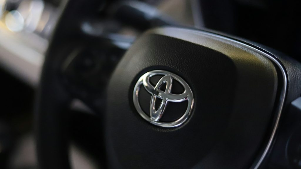 Toyota steering wheel