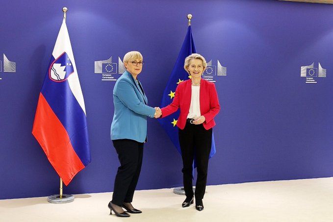 Nataša Pirc Musar in Ursula von der Leyen