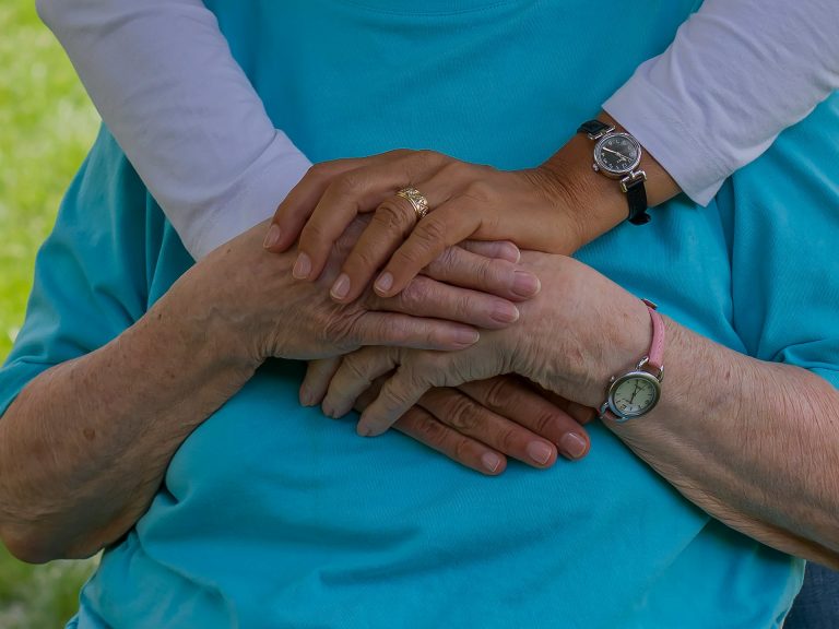 Comforting hands