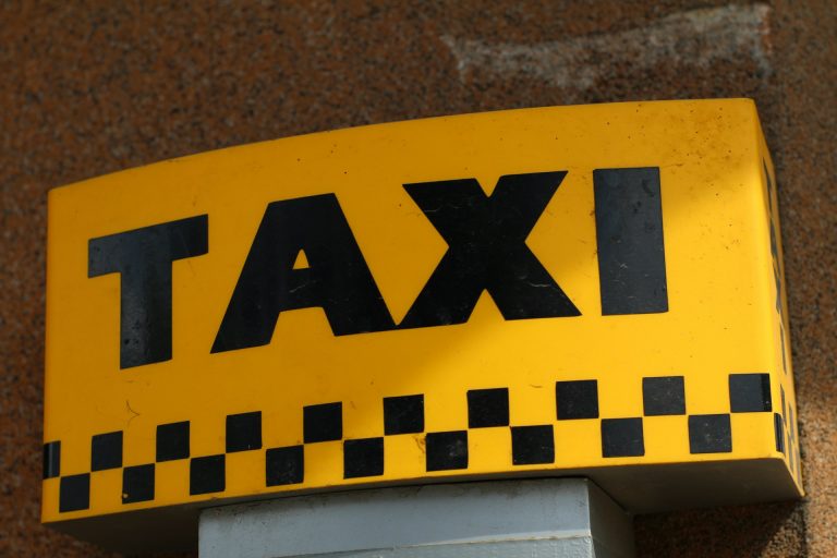 TAXI sign