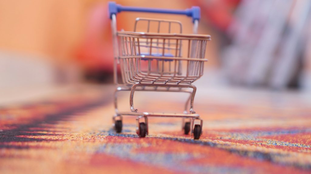 Mini shopping cart