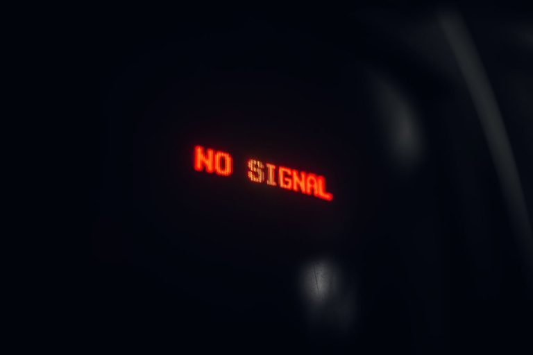 No signal sign