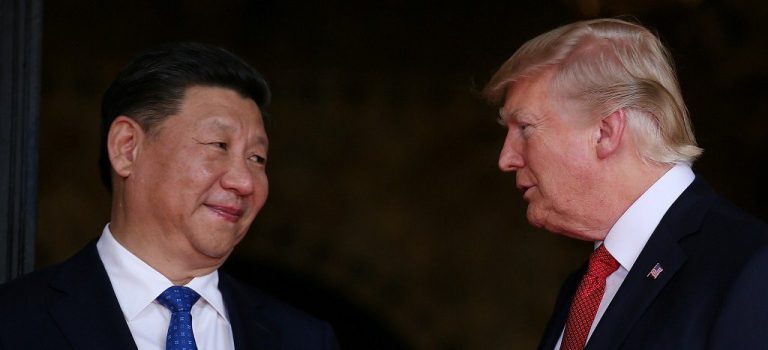 Đi Džinping in DOnald Trump