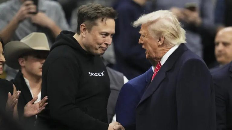 Elon Musk in Donald Trump