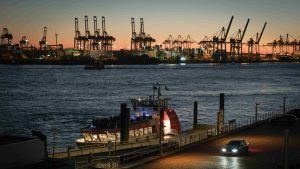 Hamburg, pristanišče, Nemčija