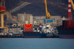 Novorossiysk, Črno morje, ladja tovorna, pristanišče