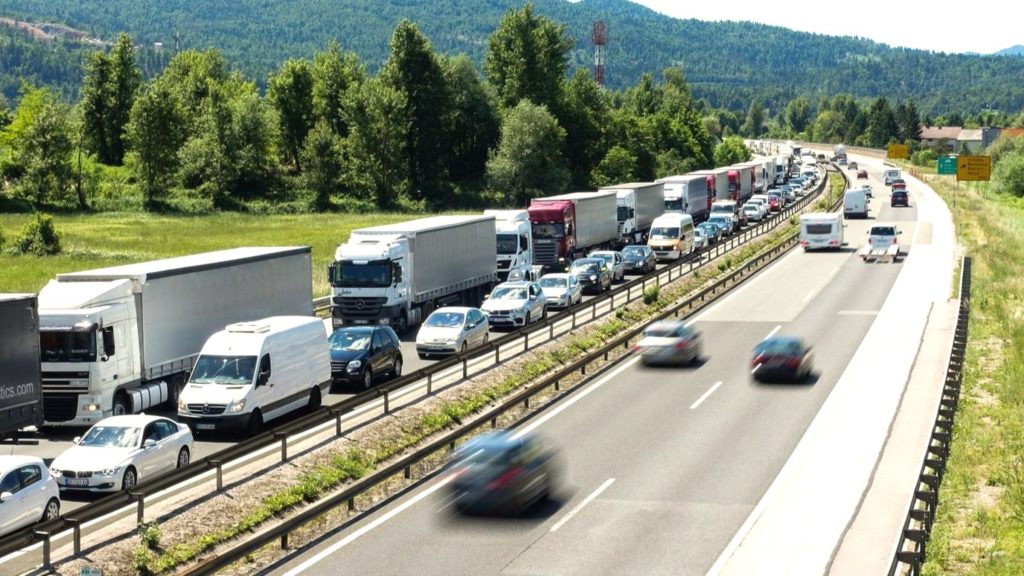 Primorska avtocesta, fernetiči, zastoj, DARS