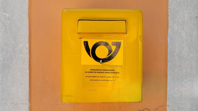 pošta Slovenija, nabiralnik