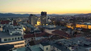 Ljubljana, NLB stavba, center