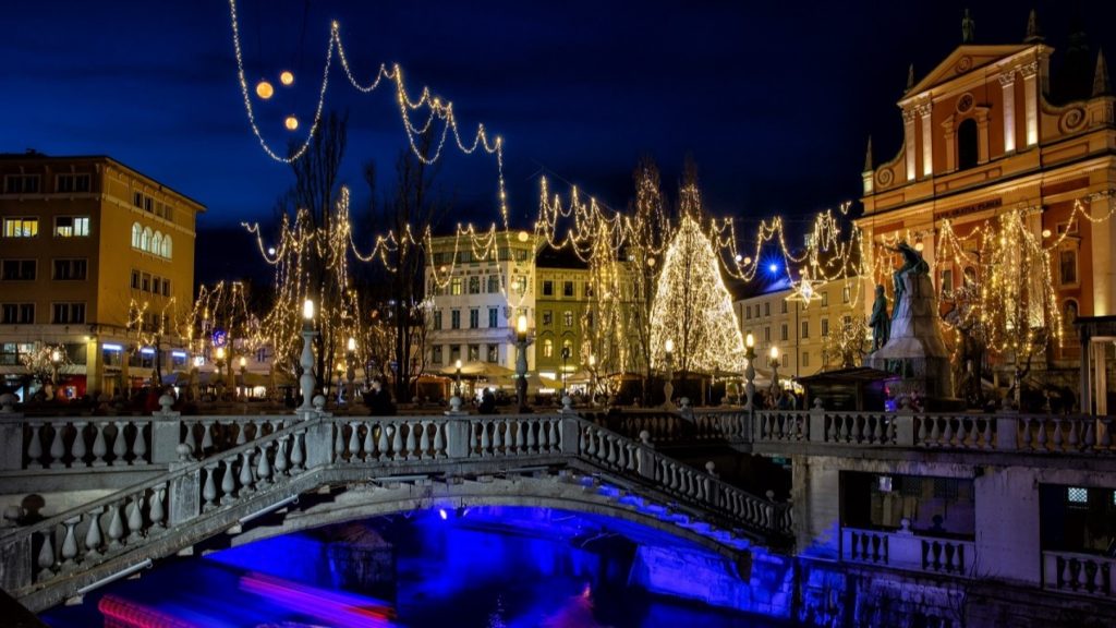 Ljubljana, december, lučke