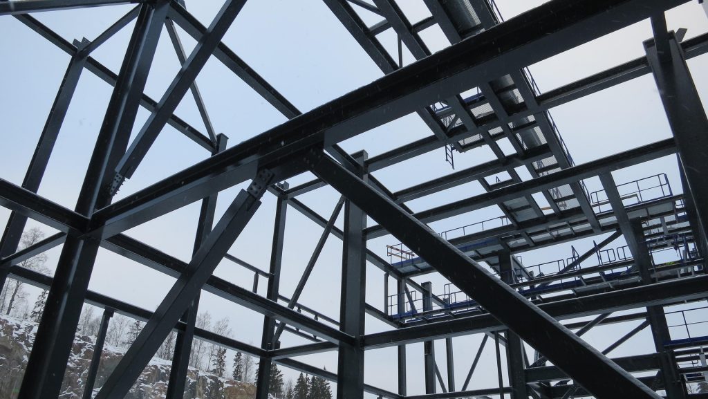 granja, konstrukcija, kovina