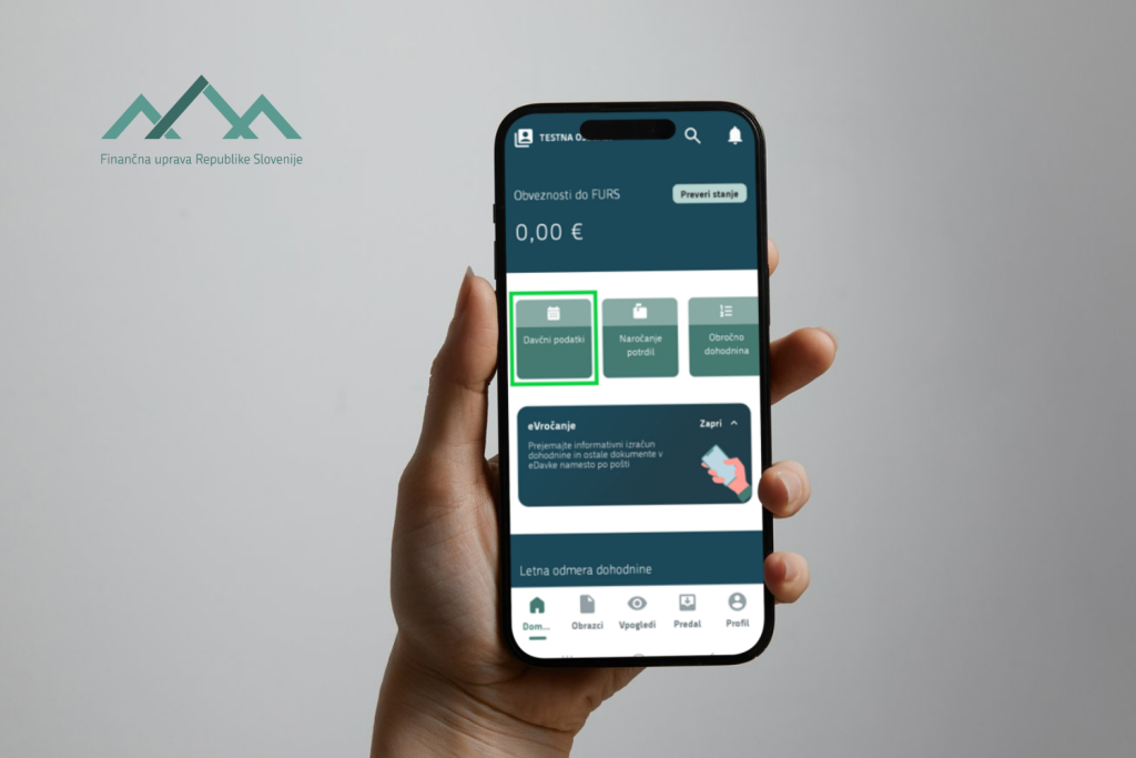 edavki, aplikacija, furs