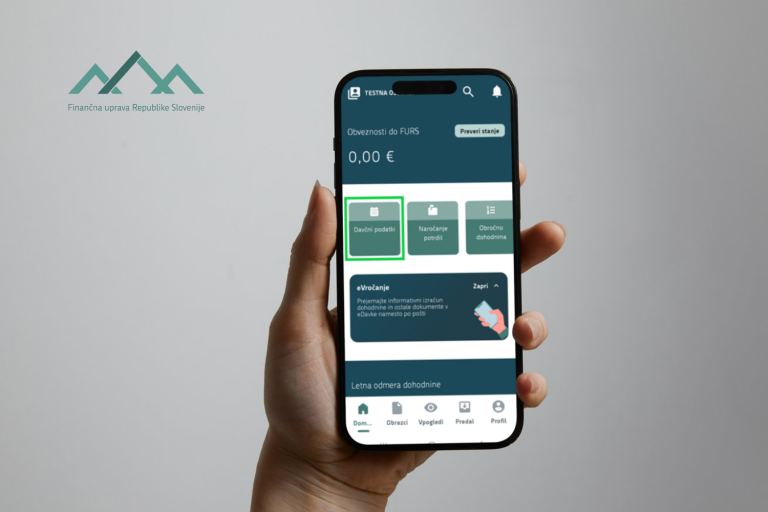 edavki, aplikacija, furs