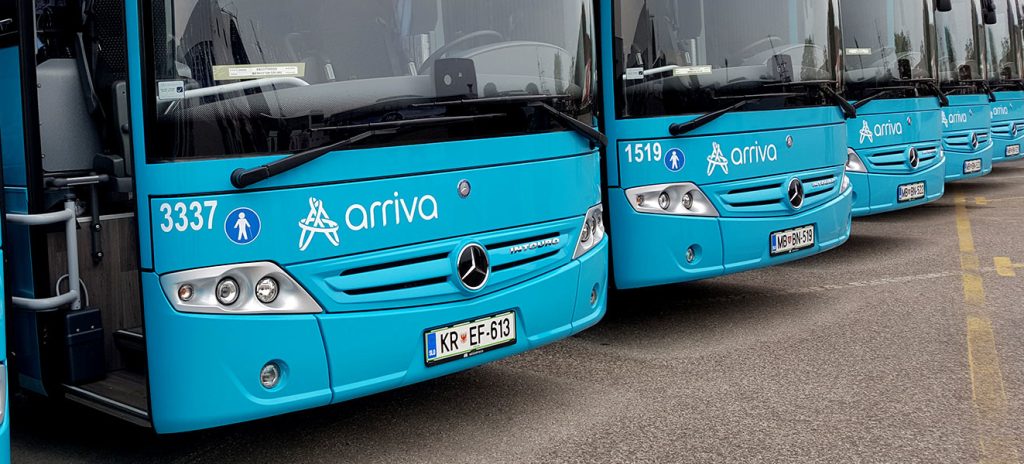 Arriva, avtobusi