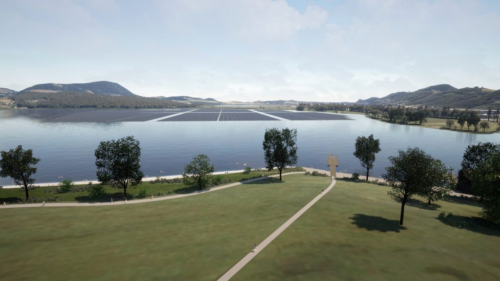 sončna elektrarna Družmirsko jezero