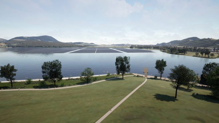 sončna elektrarna Družmirsko jezero