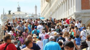 Benetke, turizem. Italija