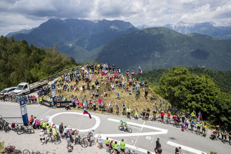 Dirka Po Sloveniji 2026: 11 ur prenosa v 130 držav in 45 destinacij na turističnem zemljevidu