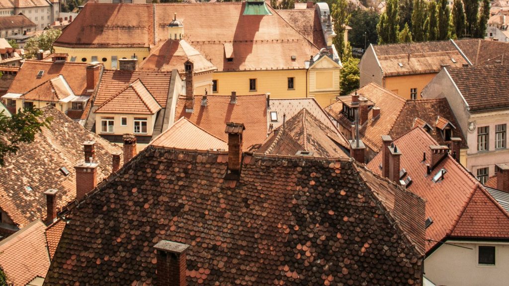 dimnik, ljubljana, hiše